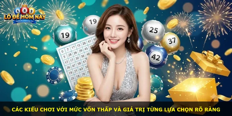 Các kiểu chơi với mức vốn thấp và giá trị từng lựa chọn rõ ràng