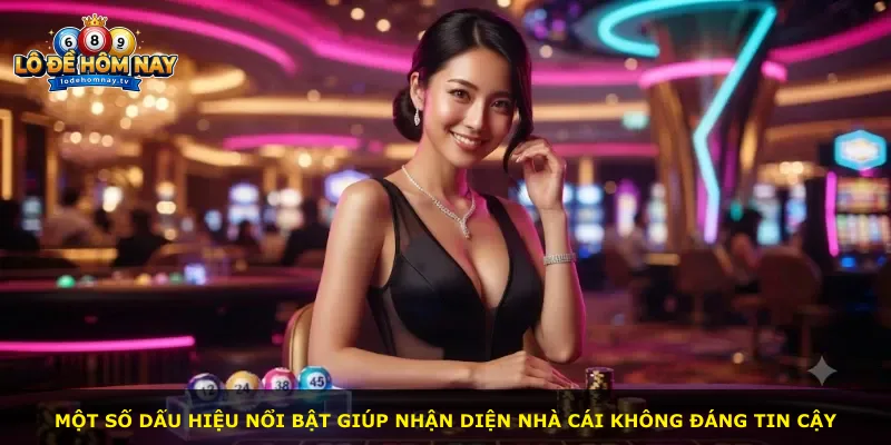 Một số dấu hiệu nổi bật giúp nhận diện nhà cái không đáng tin cậy