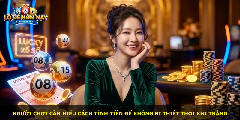 Người chơi cần hiểu cách tính tiền để không bị thiệt thòi khi thắng