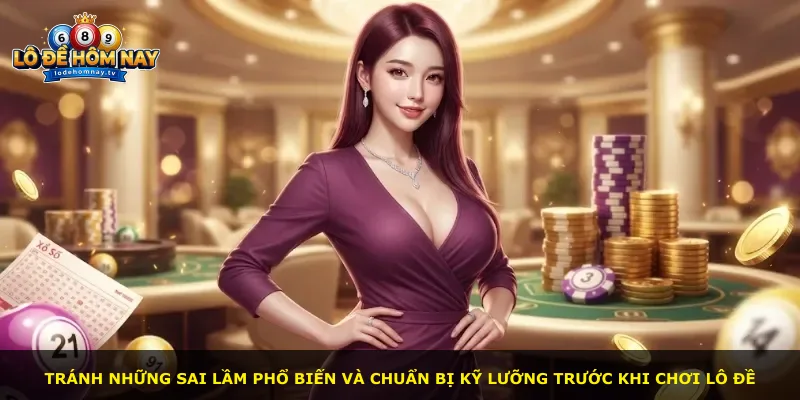 Tránh những sai lầm phổ biến và chuẩn bị kỹ lưỡng trước khi chơi lô đề