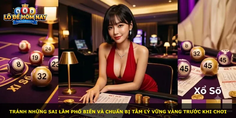 Tránh những sai lầm phổ biến và chuẩn bị tâm lý vững vàng trước khi chơi